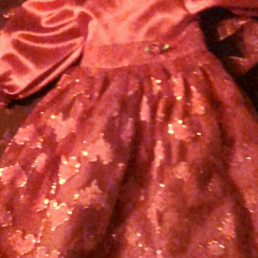 Red party dress for American Girl